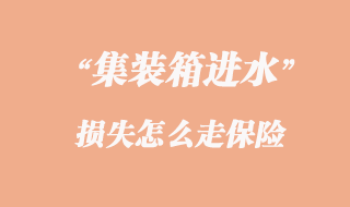 集裝箱進(jìn)水了損失怎么辦_走保險(xiǎn)有哪些